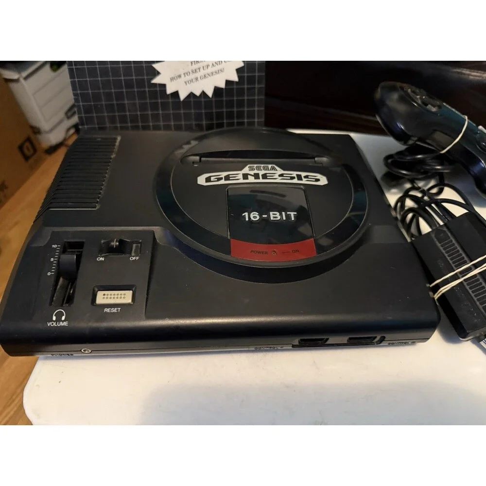 SEGA Genesis Console Not Working System With Controller And Video Cable ,Manual